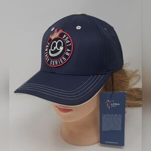 LPGA Gallery Golf Hat Adjustable Fantasy Series Women's Navy size One Size